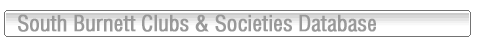 South Burnett Clubs and Societies Database