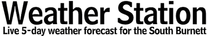 Weather Station - Live 5-day weather forecast for the South Burnett