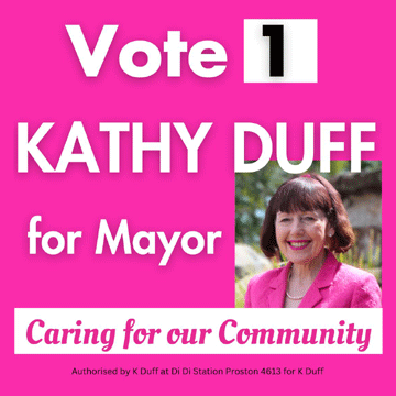 Vote 1 Kathy Duff for South Burnett Mayor