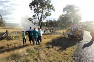 Rural Firies Called To Grass Fire