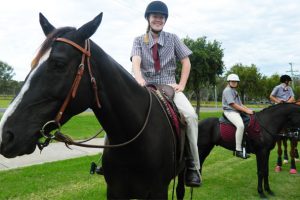 Catholic College Rides<br> With Pride On Anzac Day