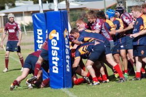 Thrashers Dominate In Scrums