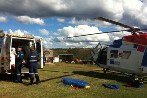 Motocross Rider Airlifted To Hospital