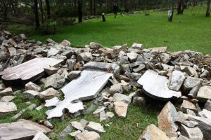 Taromeo Cemetery Escapes Damage
