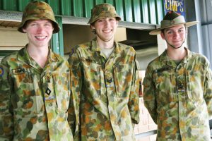 Cadets Bivouac At Showgrounds