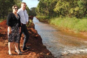 Canal Solves Flooding Problem