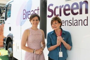 Women Embrace<BR> Breast Screens
