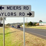 Taylors Road-Bunya Highway intersection, north Kingaroy