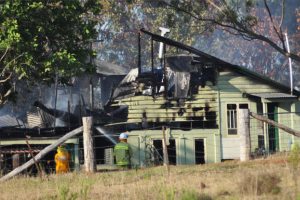 Home Destroyed By Fire