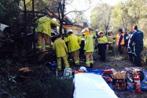 Truck Driver Injured In Rollover