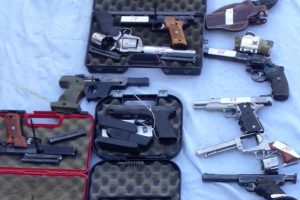 Police Seize 300 Weapons