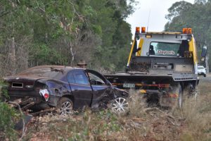 Car Ends Up In Ditch