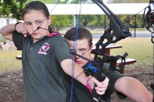 Young Field Archers On Target
