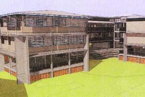 High School Building Takes Shape