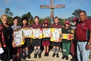 Students Pause In Reconciliation