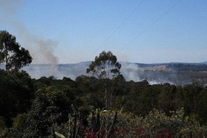 Large Grass Fire At South Nanango