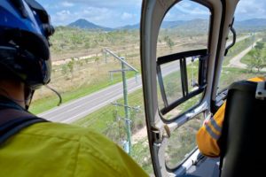 Chopper To Check Power Lines