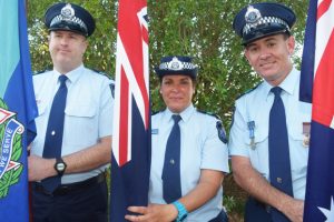 Police Pause To Remember