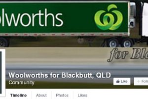 Campaign Backs Woolies For Blackbutt