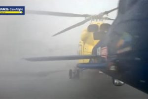 Choppers Damaged In Storm