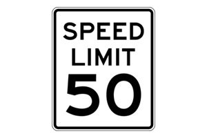 No Sign = 50 km/h