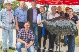 Crowds Flock To Emu Unveiling