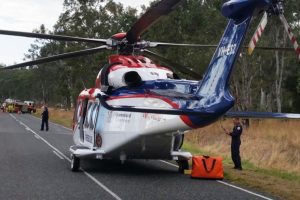 Driver Airlifted After Head-On Collision