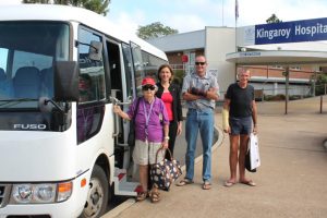 New Hospital Bus To<BR> Toowoomba Is Welcome