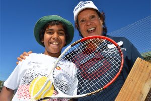 Evonne Shares Her Tennis Dream