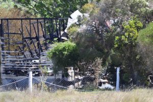 Wooden Home Destroyed By Fire