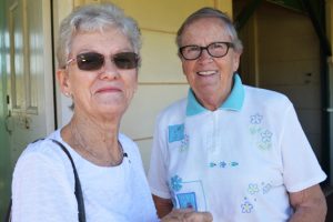 Visitors And Locals<BR> Mingle Over Morning Tea