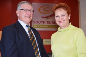 One Nation Founder Drops In