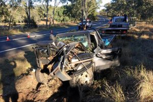 Driver Hurt In 4WD Crash