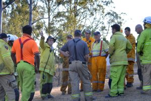 Fire Threat Eases At Cherbourg