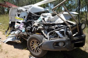 Two Hurt In Highway Crash