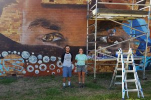 Artists Tackle Another Murgon Mural