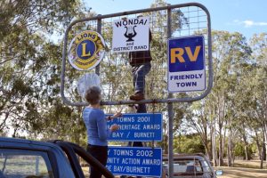 Service Club Signs Get An Update