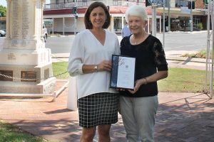 Gloria Thanked For 40 Years