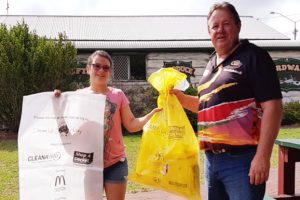 Volunteers Help To Clean Up