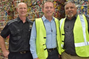 Ex-PM Visits Recycling Plant