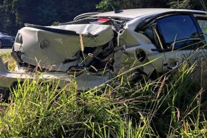 MP Escapes Injury In Crash