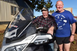 Bikers Take A Break In Kingaroy