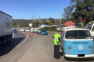 Police Check Highway Travellers