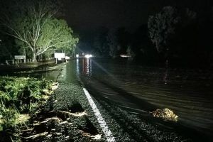 Flash Flooding Cuts Highway