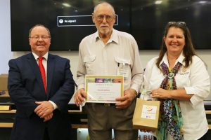 Harold Thanked For Museum Service