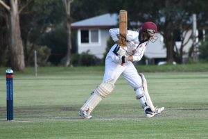 Cricket Action Across Burnett