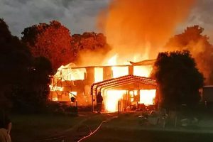 Blaze Destroys Family Home