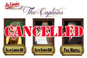 ‘Captains’ Night Cancelled … Again