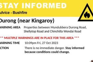 Durong Fire: Stay Informed