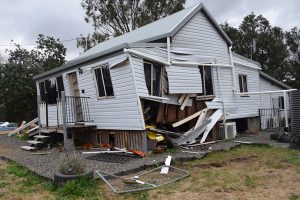 4WD Ploughs Through Home